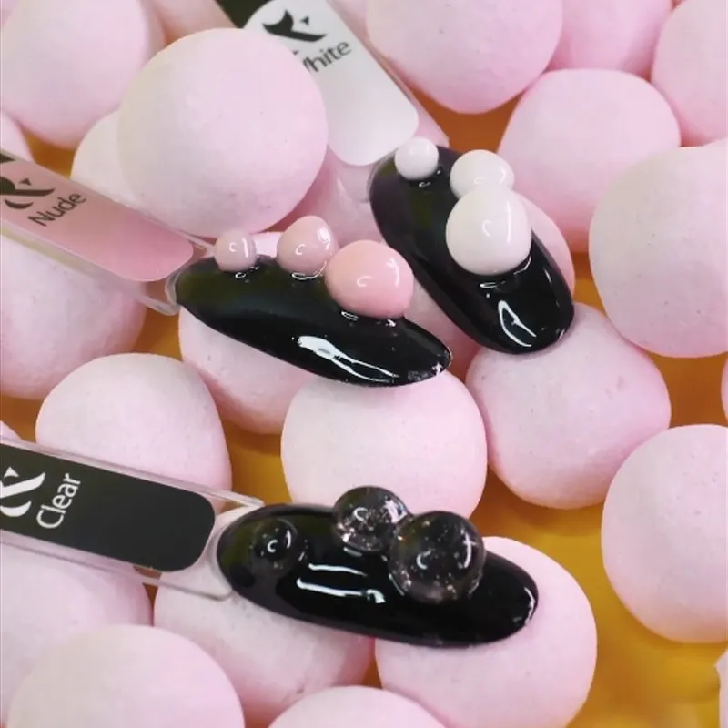 Гель-жуйка для дизайну нігтів F.O.X. Slime Gel White, 12 мл