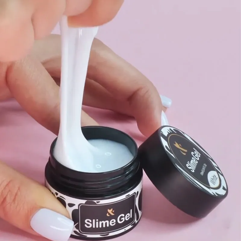 Гель-жуйка для дизайну нігтів F.O.X. Slime Gel White, 12 мл