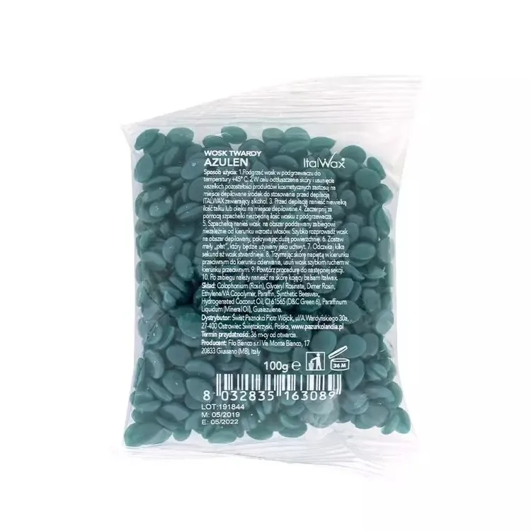 Воск в гранулах ItalWax Азулен, 100 г.
