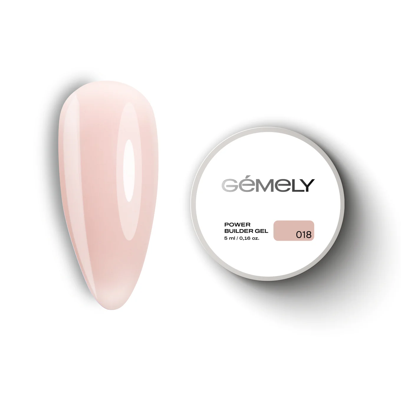 Гель GÉMELY ex GA&MA Power Builder Gel №018, 5 мл