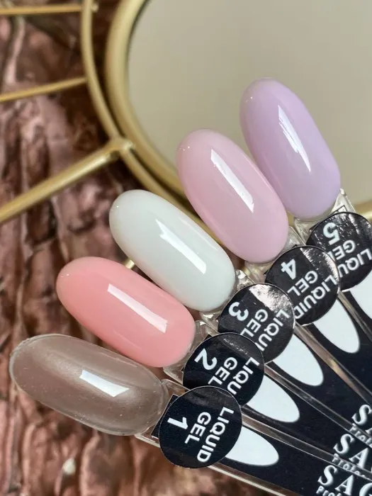 Гель для наращивания Saga Professional LIQUID GEL №1, прозрачный, 15 мл