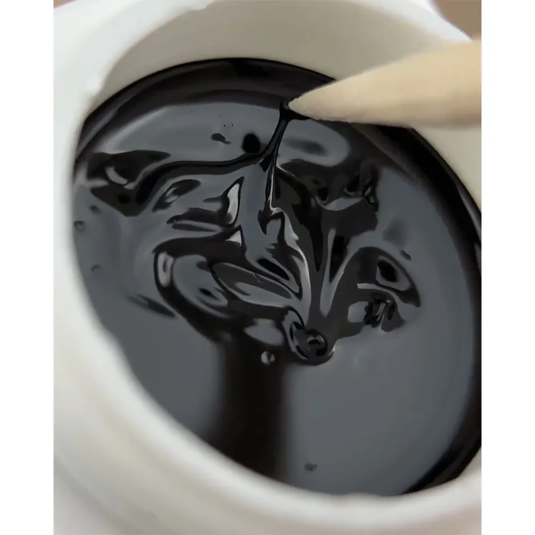 Гель-фарба HELLO Solid paint gel Black, 5 г