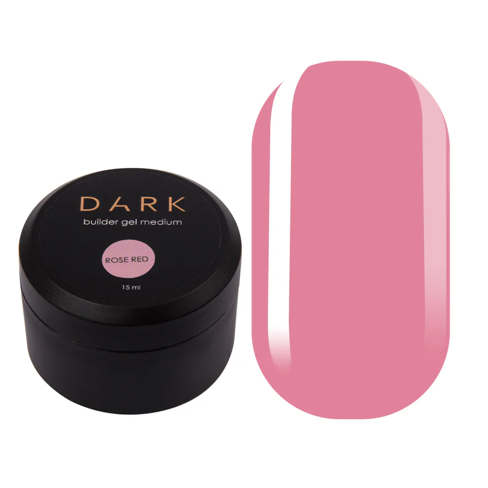 DARK Medium Gel Rose Red, 15 мл, без пензля
