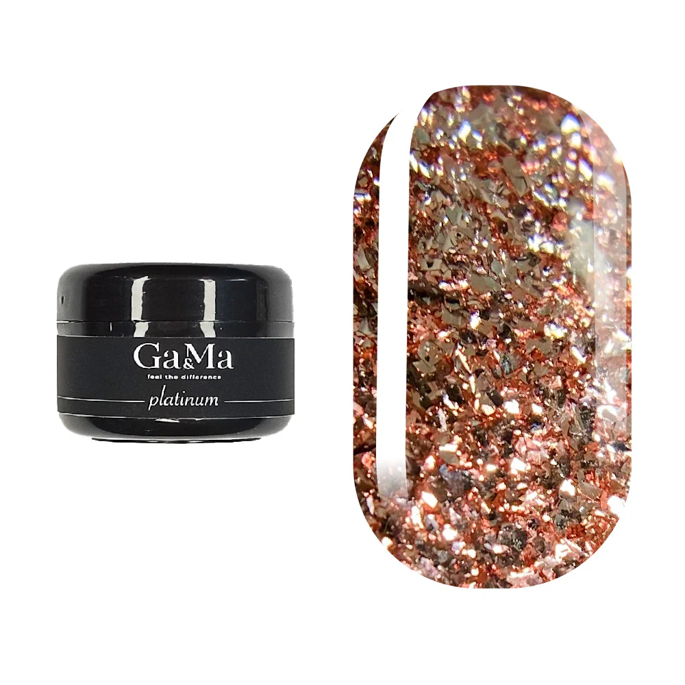 Жидкая фольга GÉMELY ex GA&MA Rose Gold, 5 г