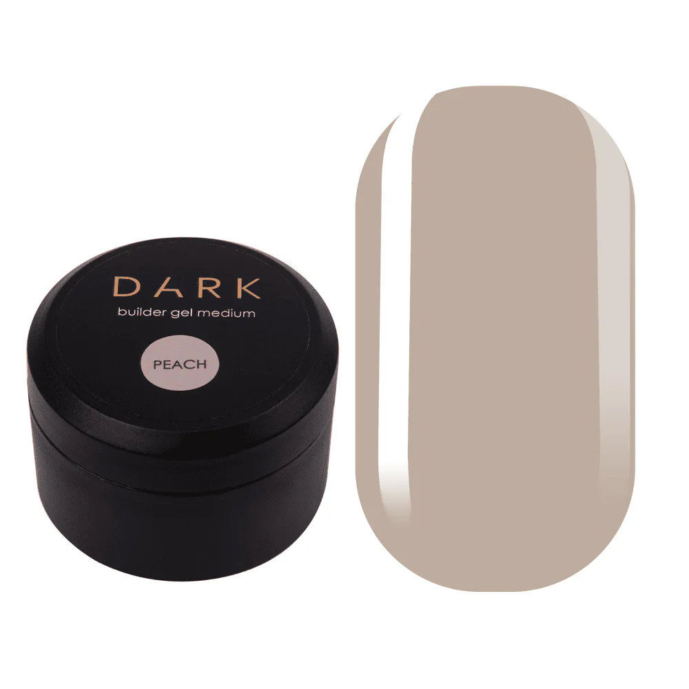 DARK Medium Gel Peach, 30 мл, без пензля