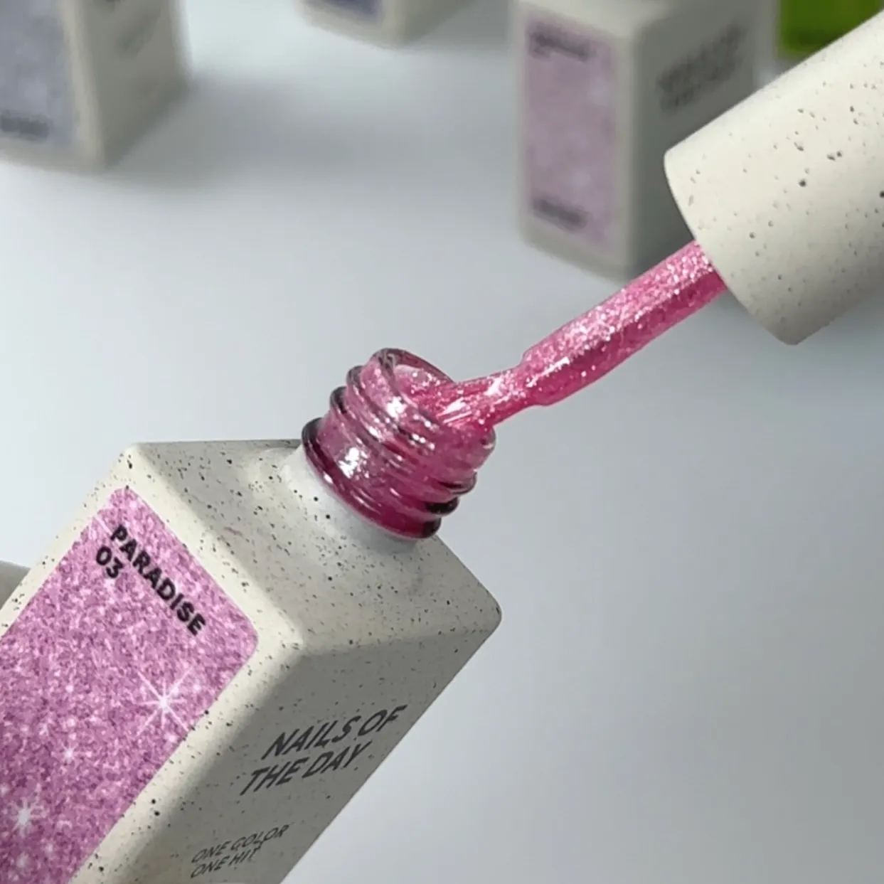 Гель-лак NAILSOFTHEDAY Let's special PARADISE №03, 10 мл - рожевий