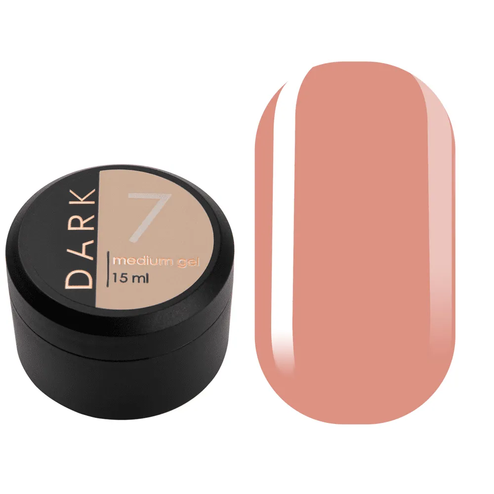 DARK Medium Gel №7, 15 мл, без пензлика