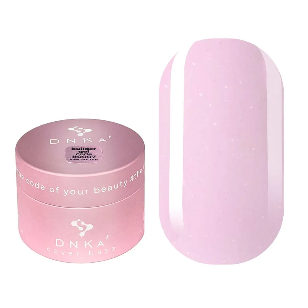 Гель DNKa Builder №7 Pink Pollen, 30 мл