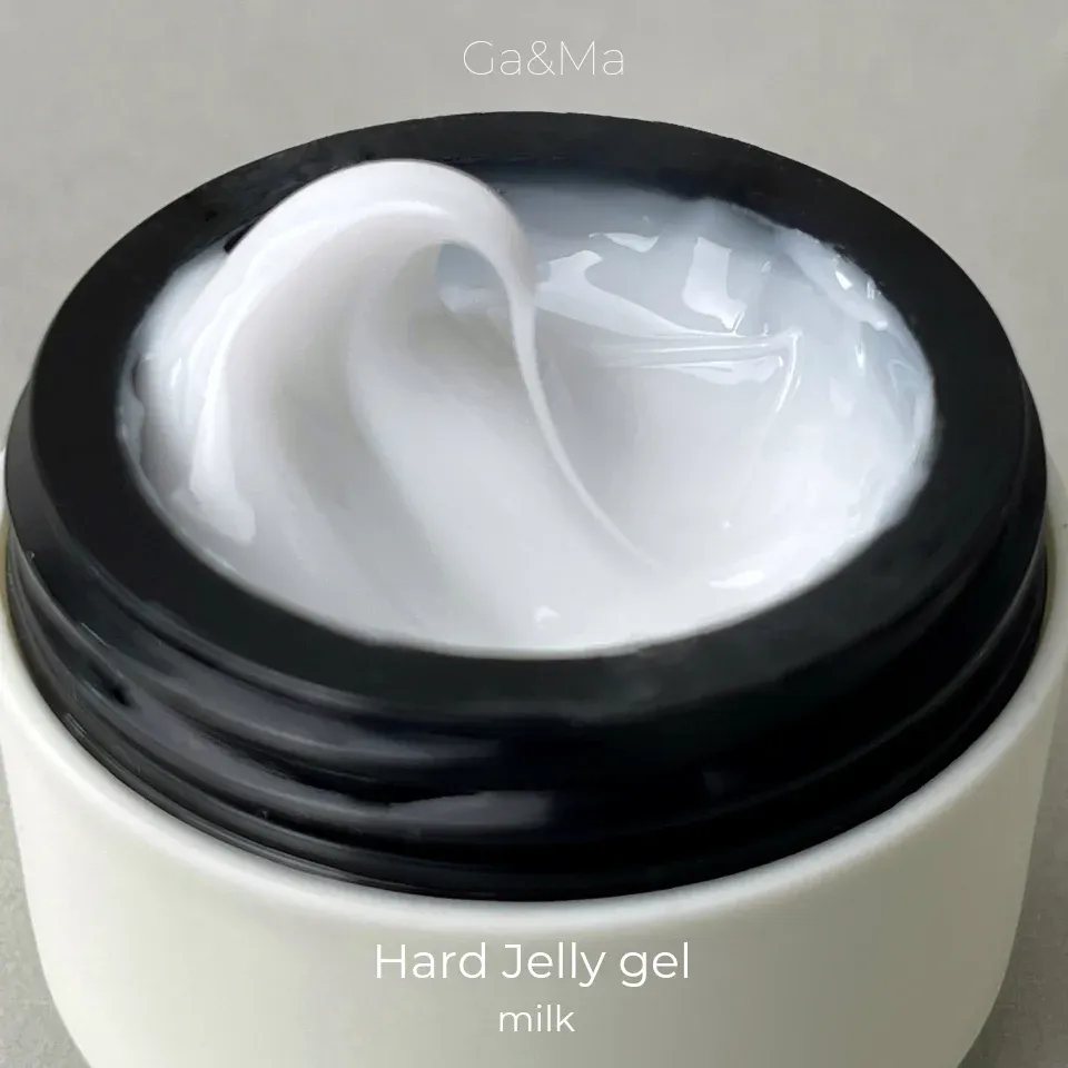 Гель-желе GÉMELY ex GA&MA Hard Jelly gel, milk, 15 мл