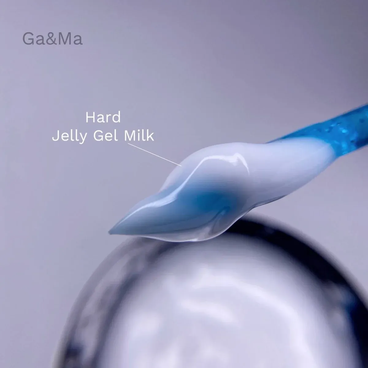 Гель-желе GÉMELY ex GA&MA Hard Jelly gel, milk, 15 мл