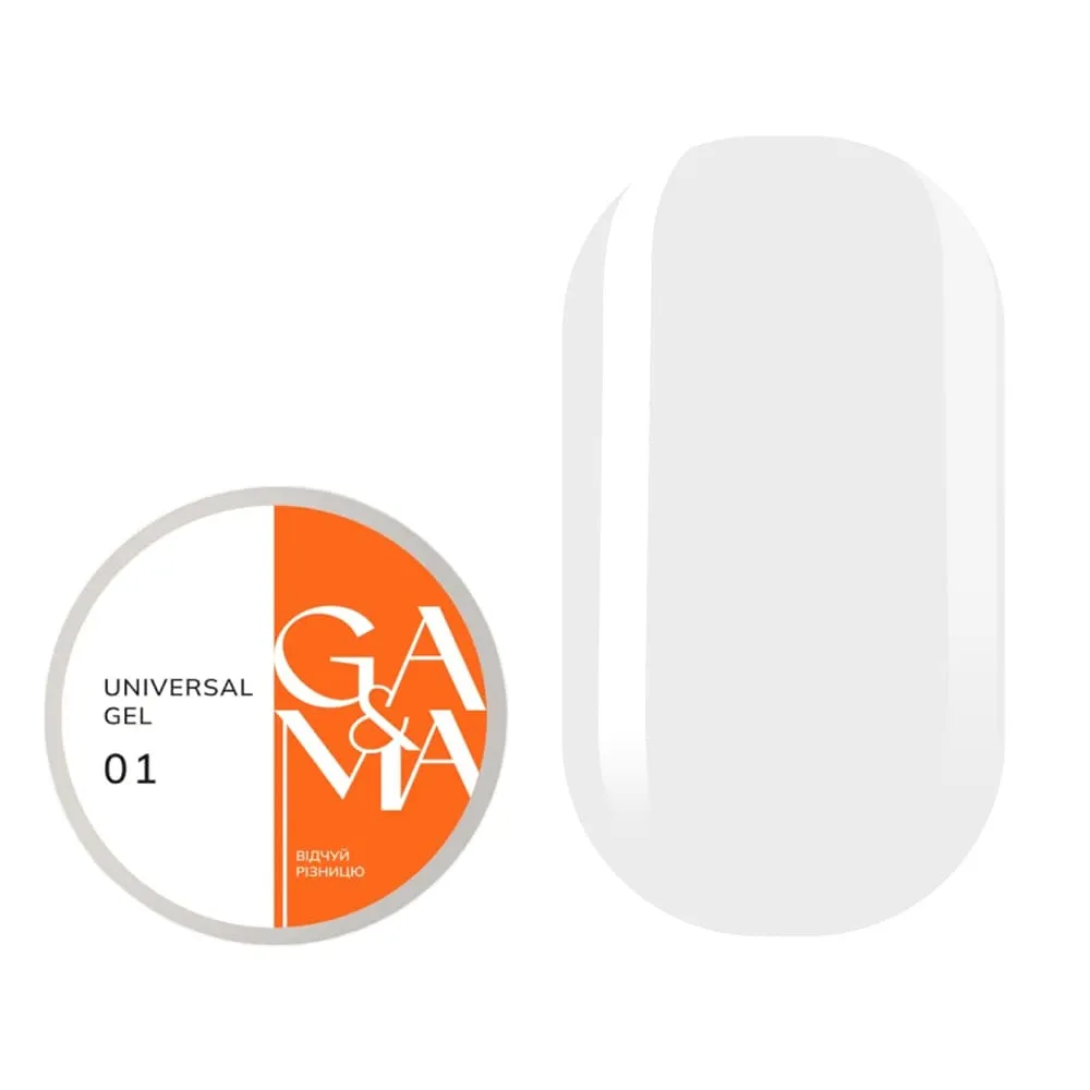 Жидкий гель GÉMELY ex GA&MA Universal gel №1 clear, 15 мл