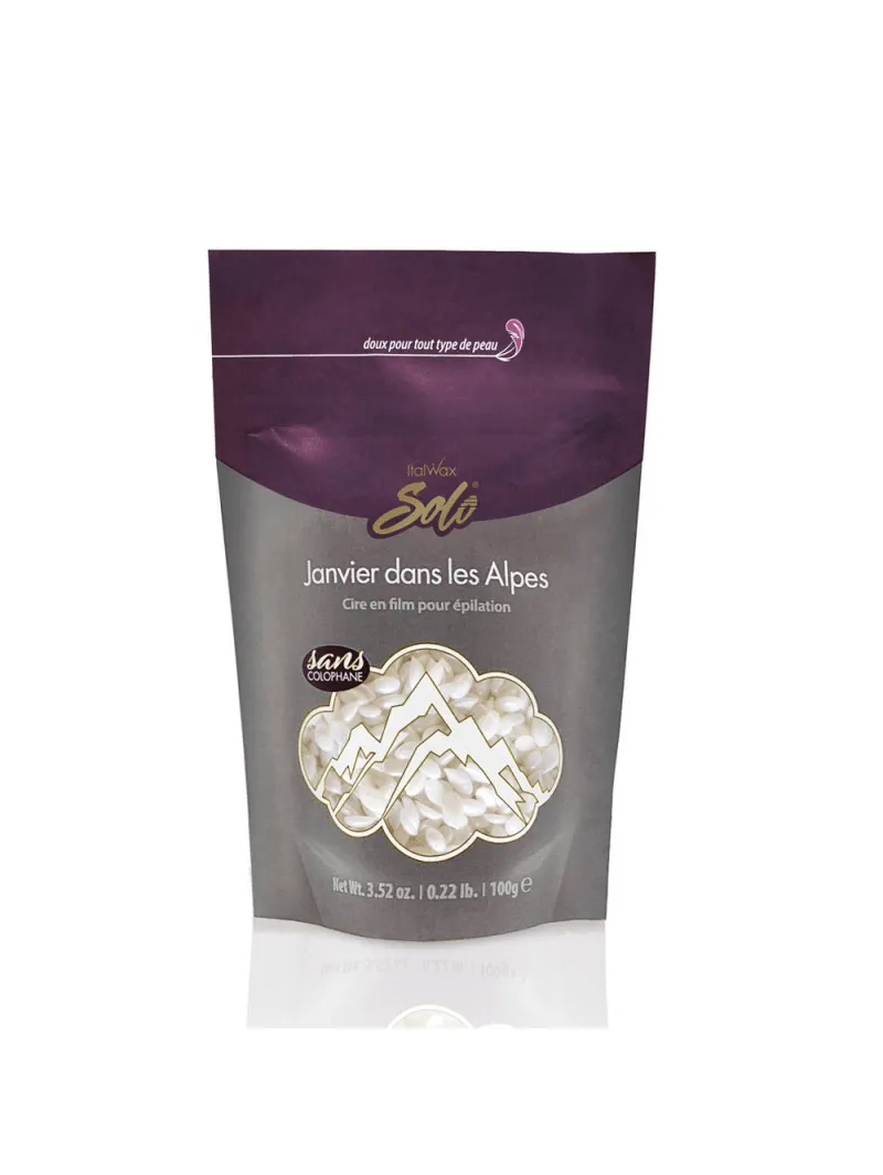 Гарячий віск у гранулах Italwax Solo - Janvier dans les Alpes, 100 г