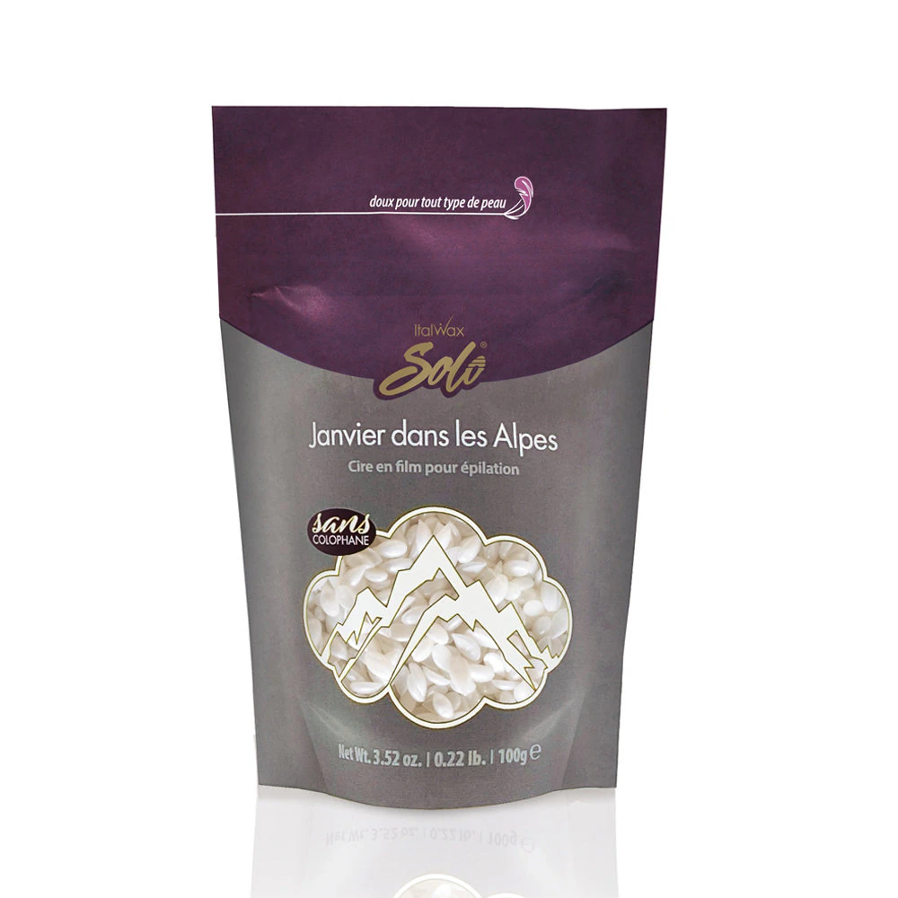 Гарячий віск у гранулах Italwax Solo - Janvier dans les Alpes, 100 г