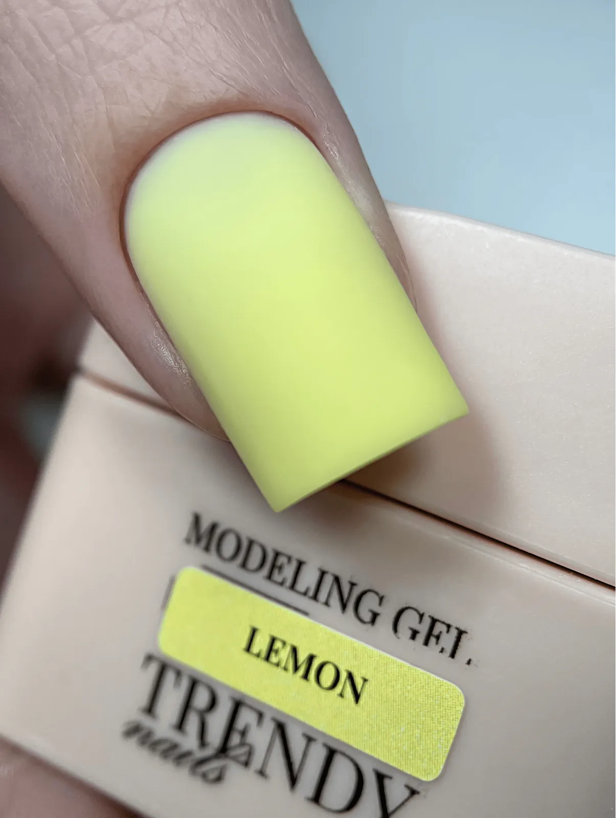 Trendy Nails Modeling Gel Lemon, 15 мл