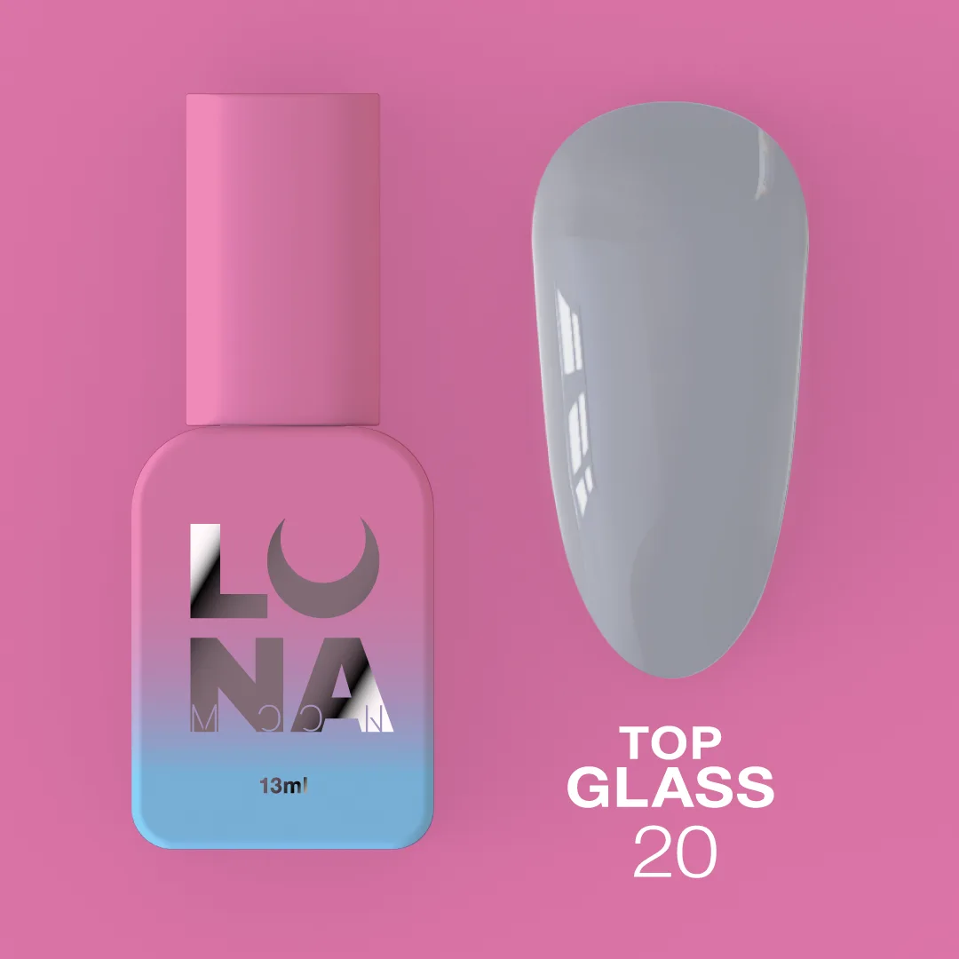 Топ для гель-лаку LUNA Glass №20, 13 мл