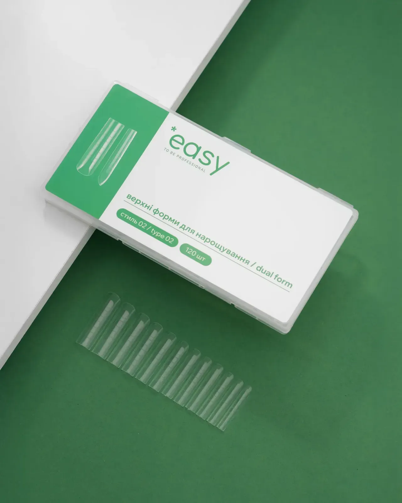 Верхні форми для нарощування Easy, стиль "2", 120 шт