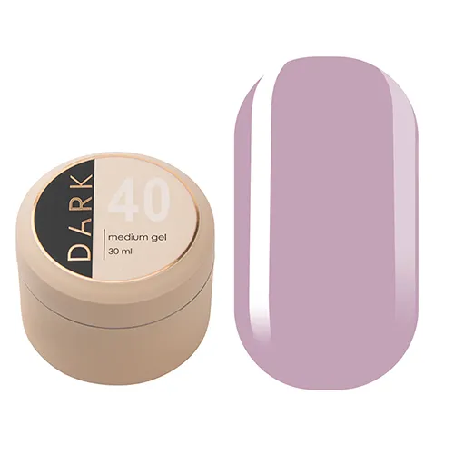 DARK Medium Gel №40, 30 мл, без пензлика