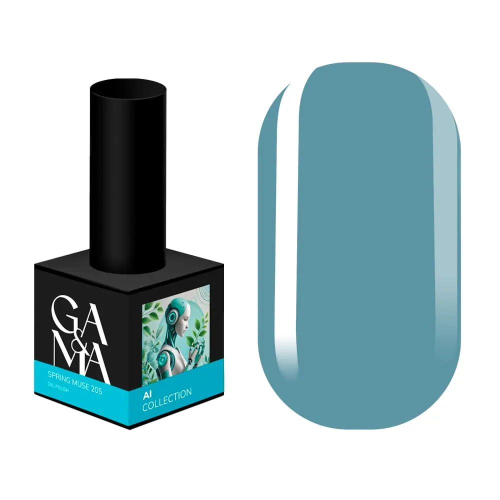 Гель-лак GÉMELY ex GA&MA №205, AI collection, Spring Muse, 10 мл
