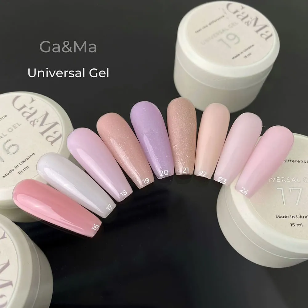 Жидкий гель GÉMELY ex GA&MA Universal gel №22, 15 мл