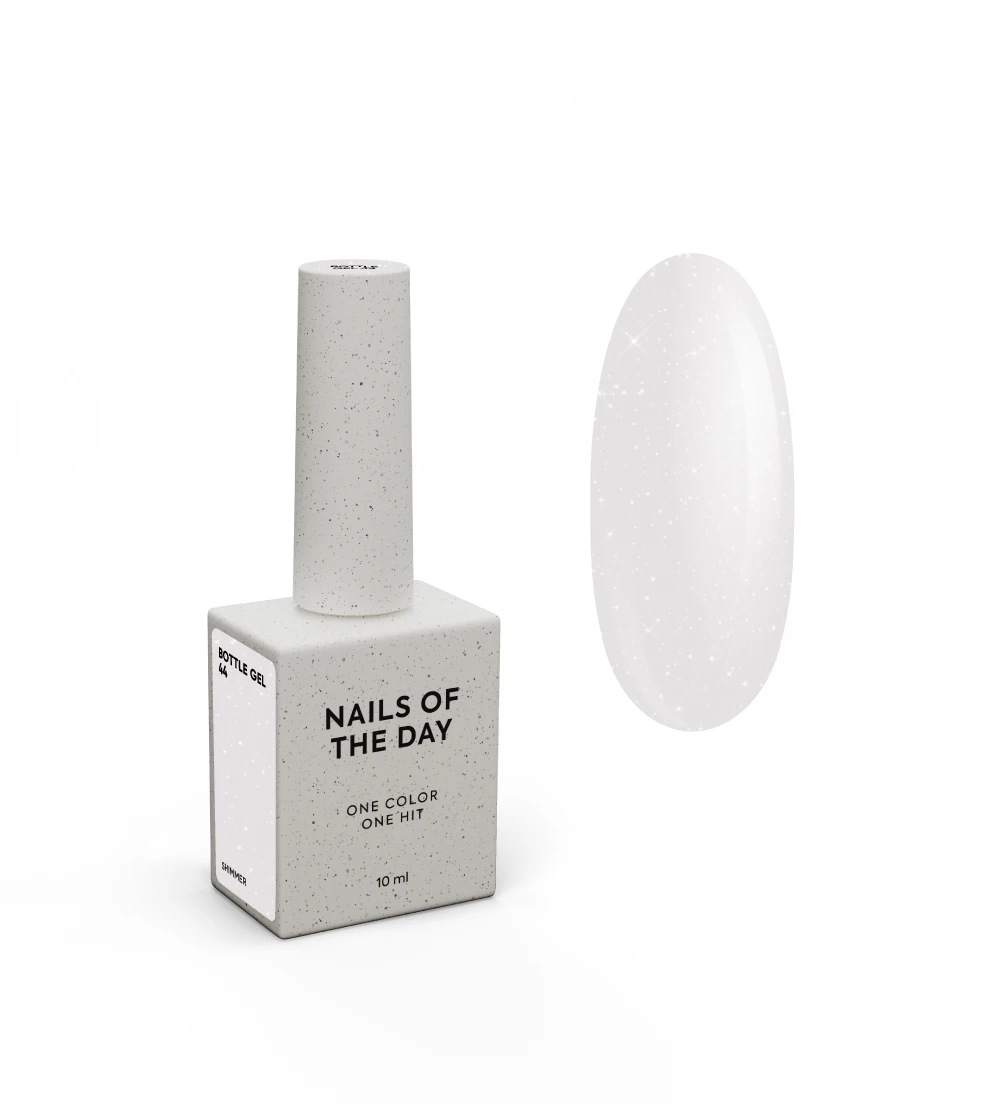 гель NAILSOFTHEDAY Bottle gel 44 shimmer, 10 мл