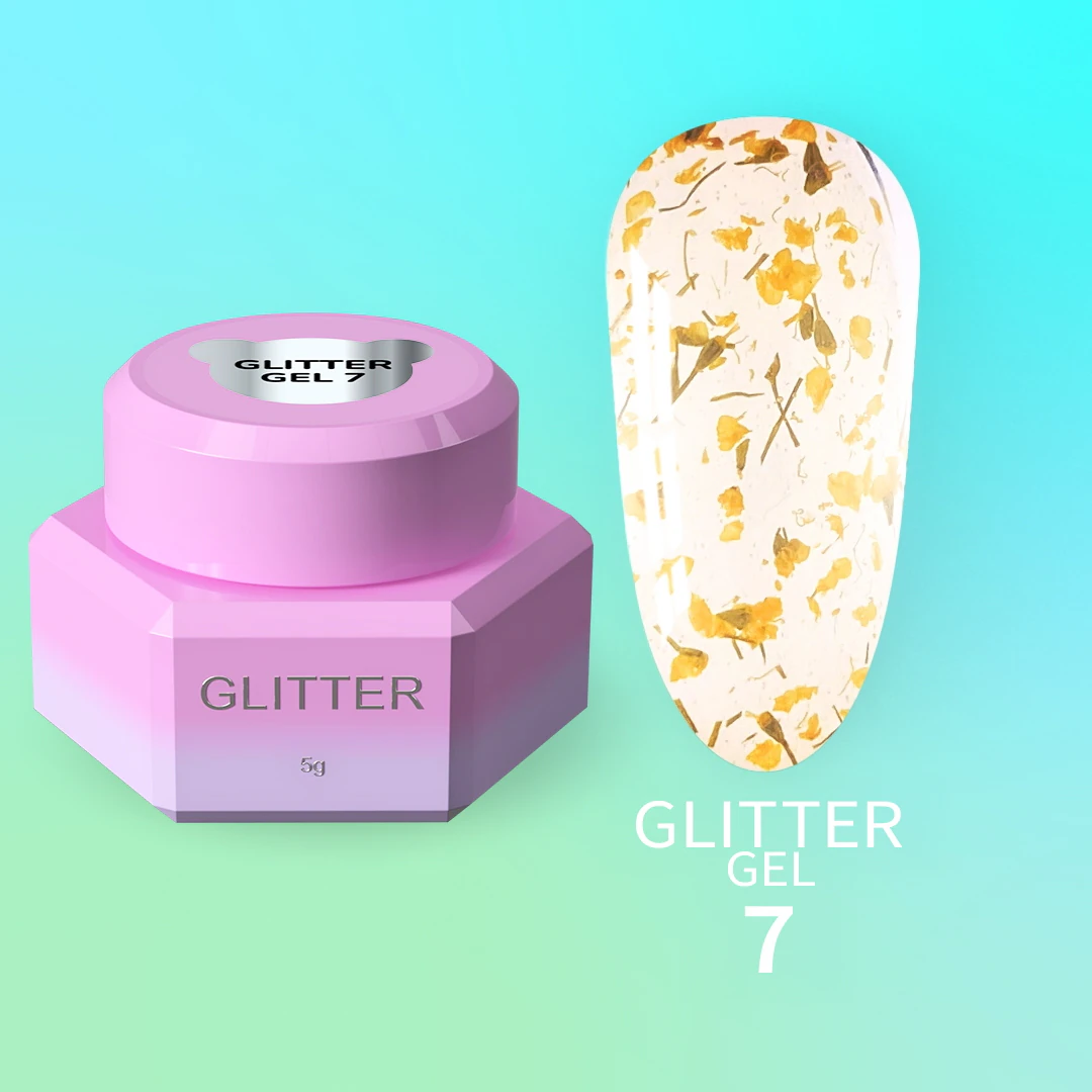 Блискітки для нігтів You Are Cute Glitter Gel №07, 5 мл