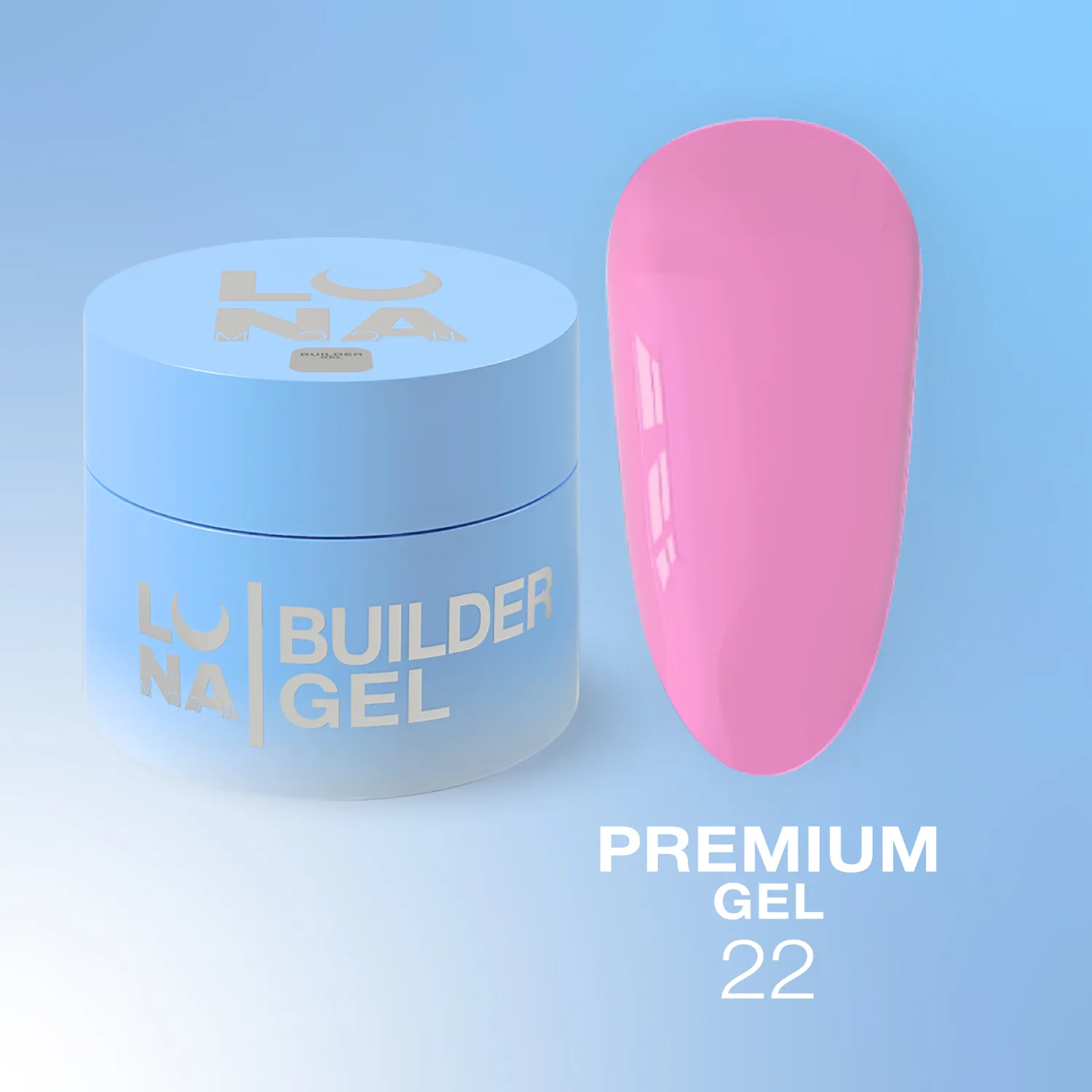 Камуфлюючий гель LUNA Premium gel 22, 15 мл