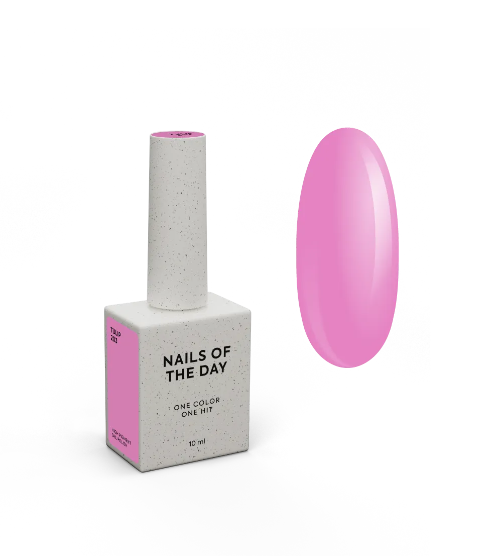 Гель-лак NAILSOFTHEDAY Let's special Tulip - 203, 10 мл холодний рожевий