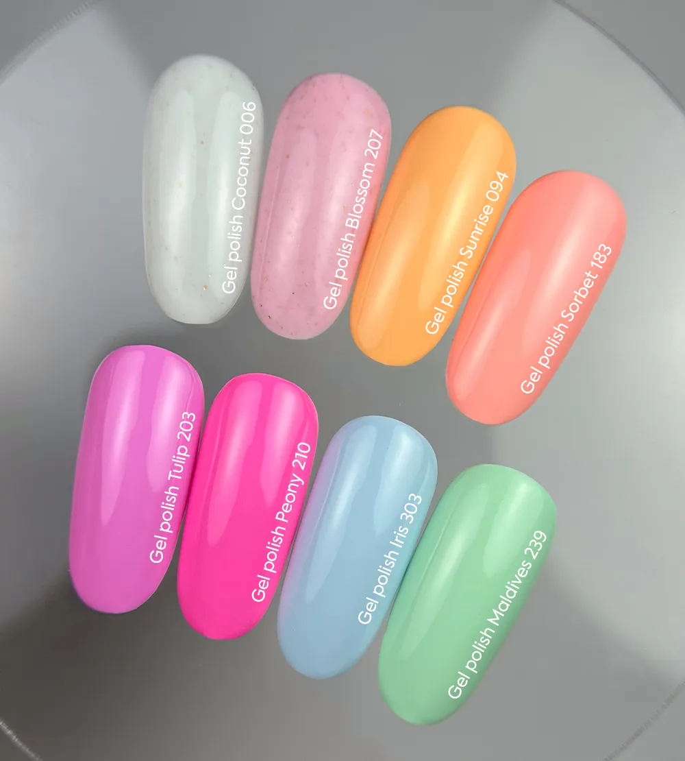 Гель-лак NAILSOFTHEDAY Let's special Tulip - 203, 10 мл холодний рожевий