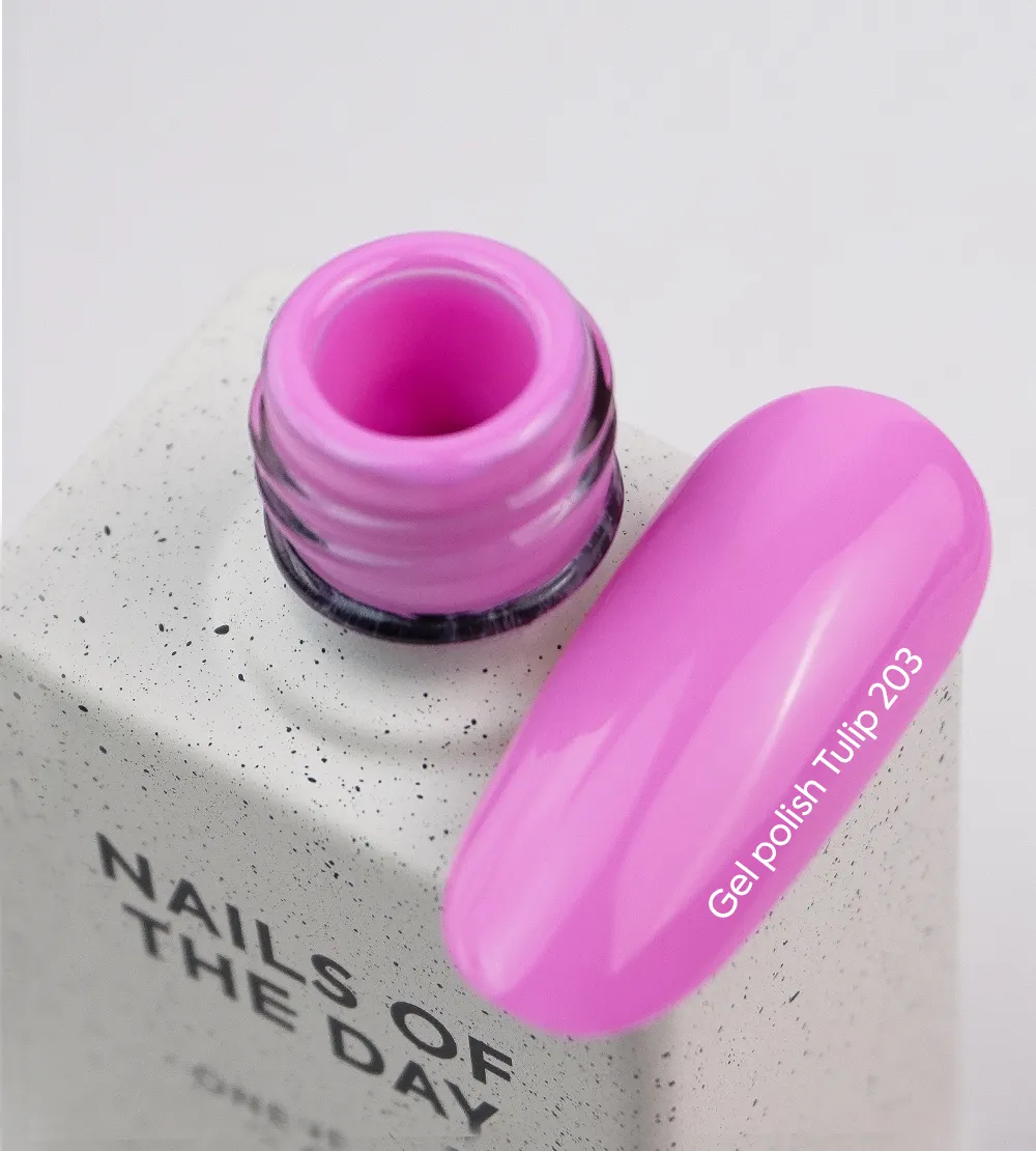 Гель-лак NAILSOFTHEDAY Let's special Tulip - 203, 10 мл холодний рожевий