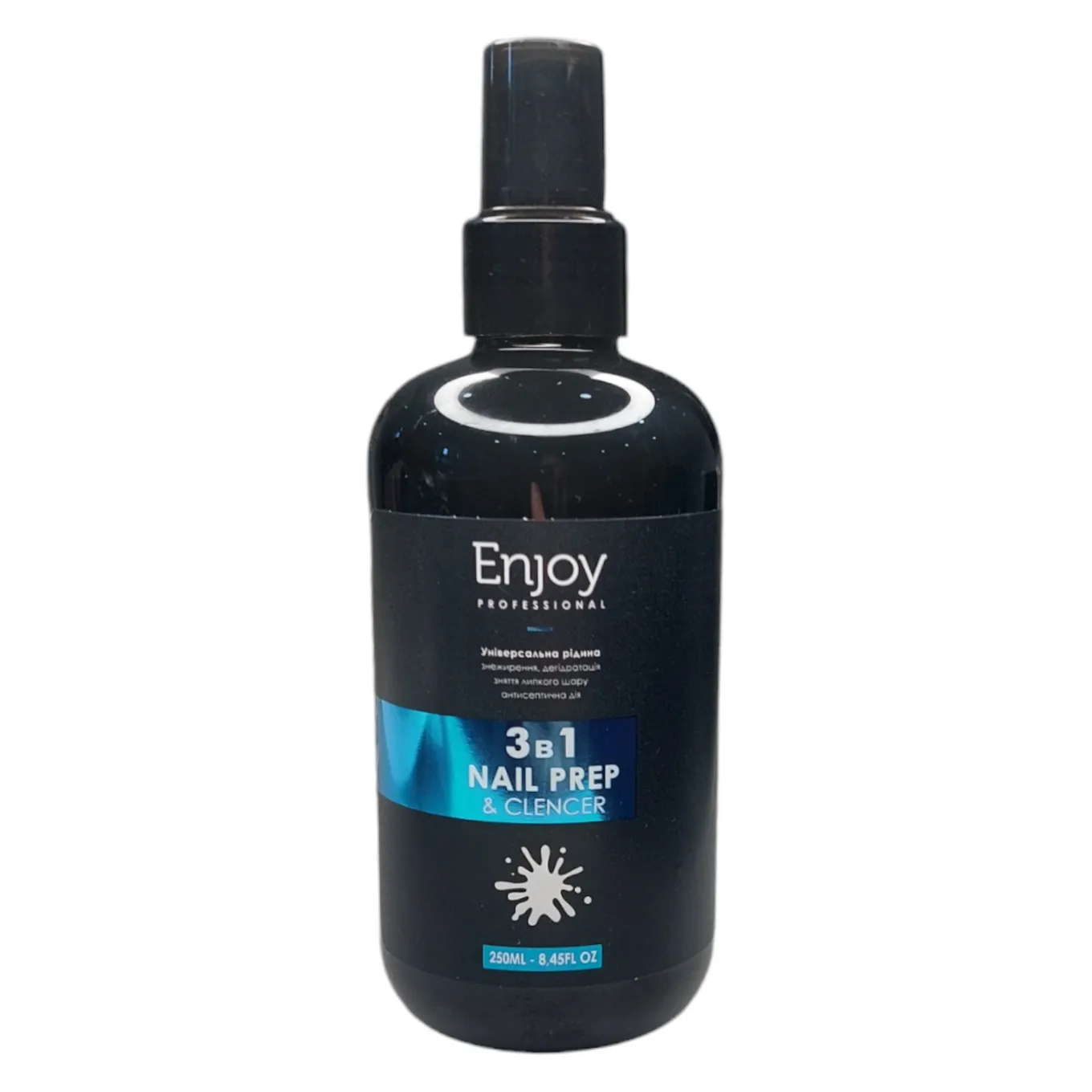 Универсальное средство Enjoy Professional 3в1 Nail Prep & Cleanser, с распылителем, 250 мл