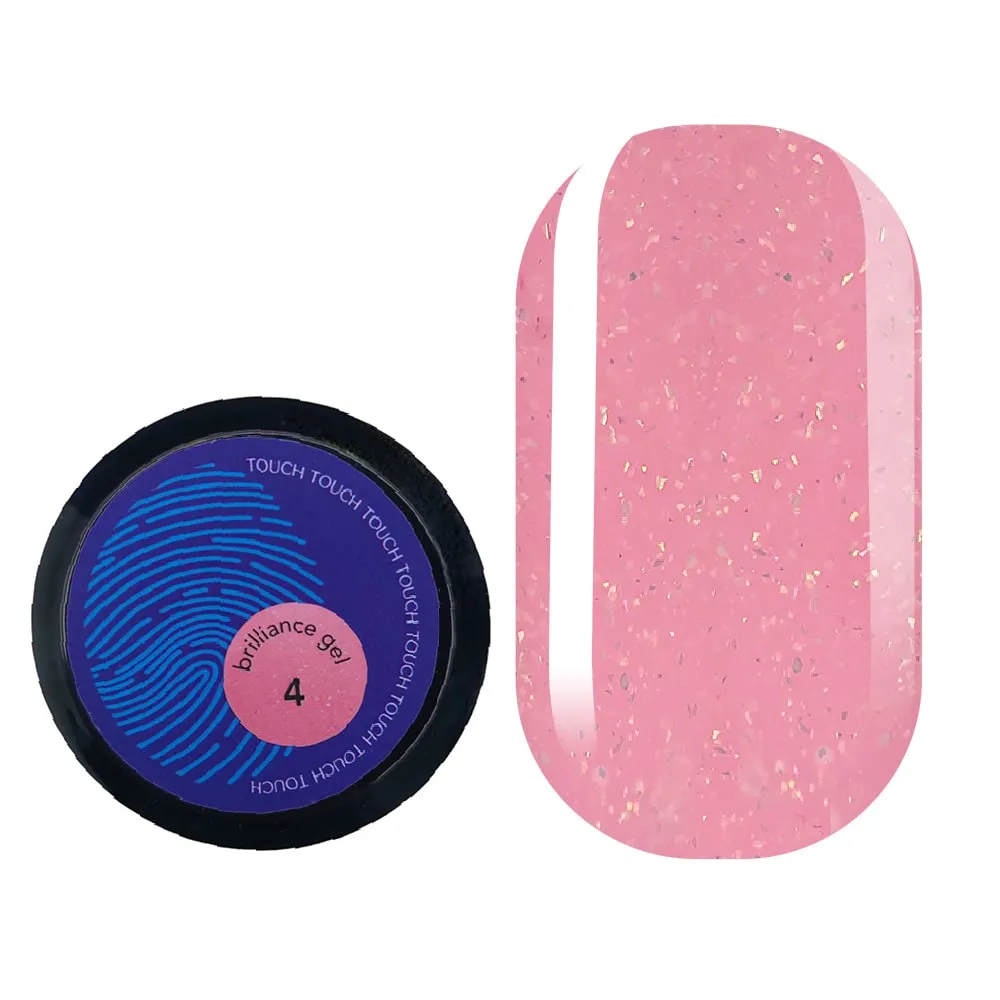 Гель Touch Brilliance Gel №4, 15 мл