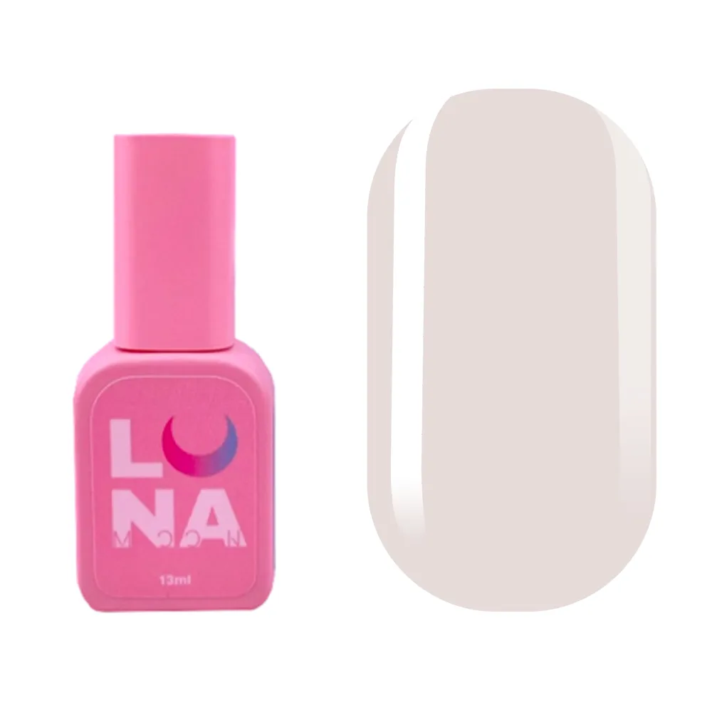 LUNA light gel coconut моделирующий гель, белый, 13 мл