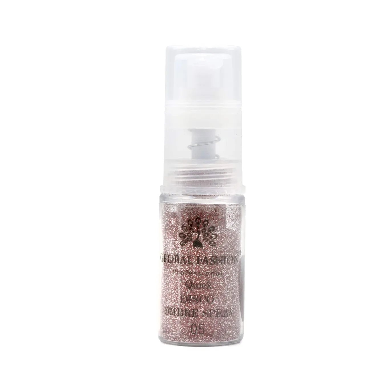 Сухой спрей для градиента Global Fashion Ombre Spray DISCO, светоотражающий №5, бордо, 10 г