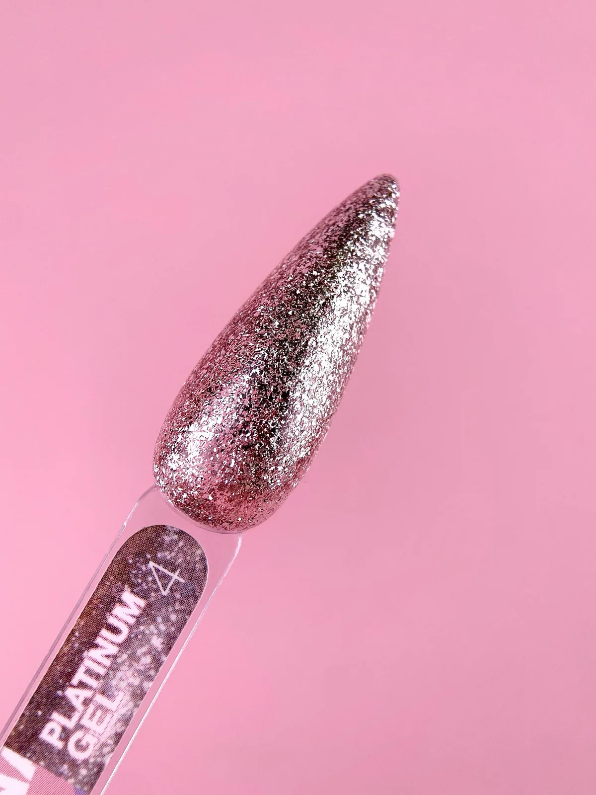 Блискітки для нігтів LUNA Platinum Gel №4, 5 мл