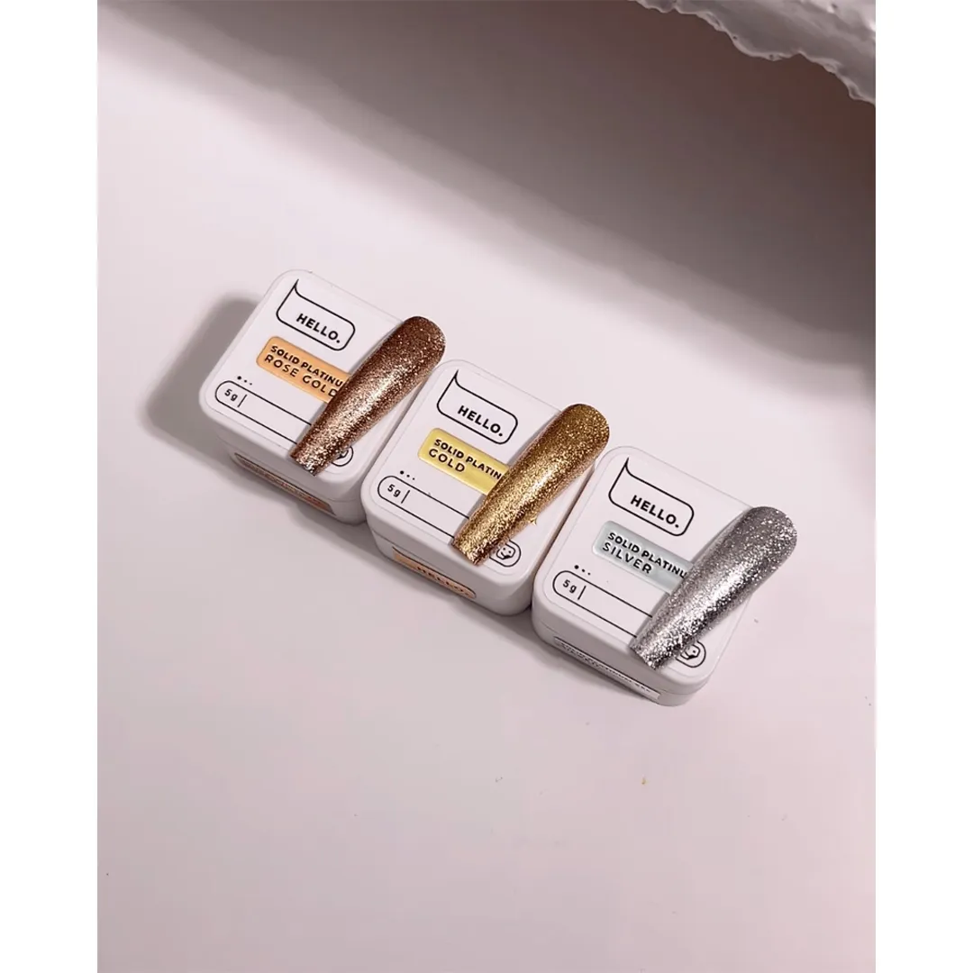 Гель-краска HEYLOVE Solid platinum gel Gold, 5 г