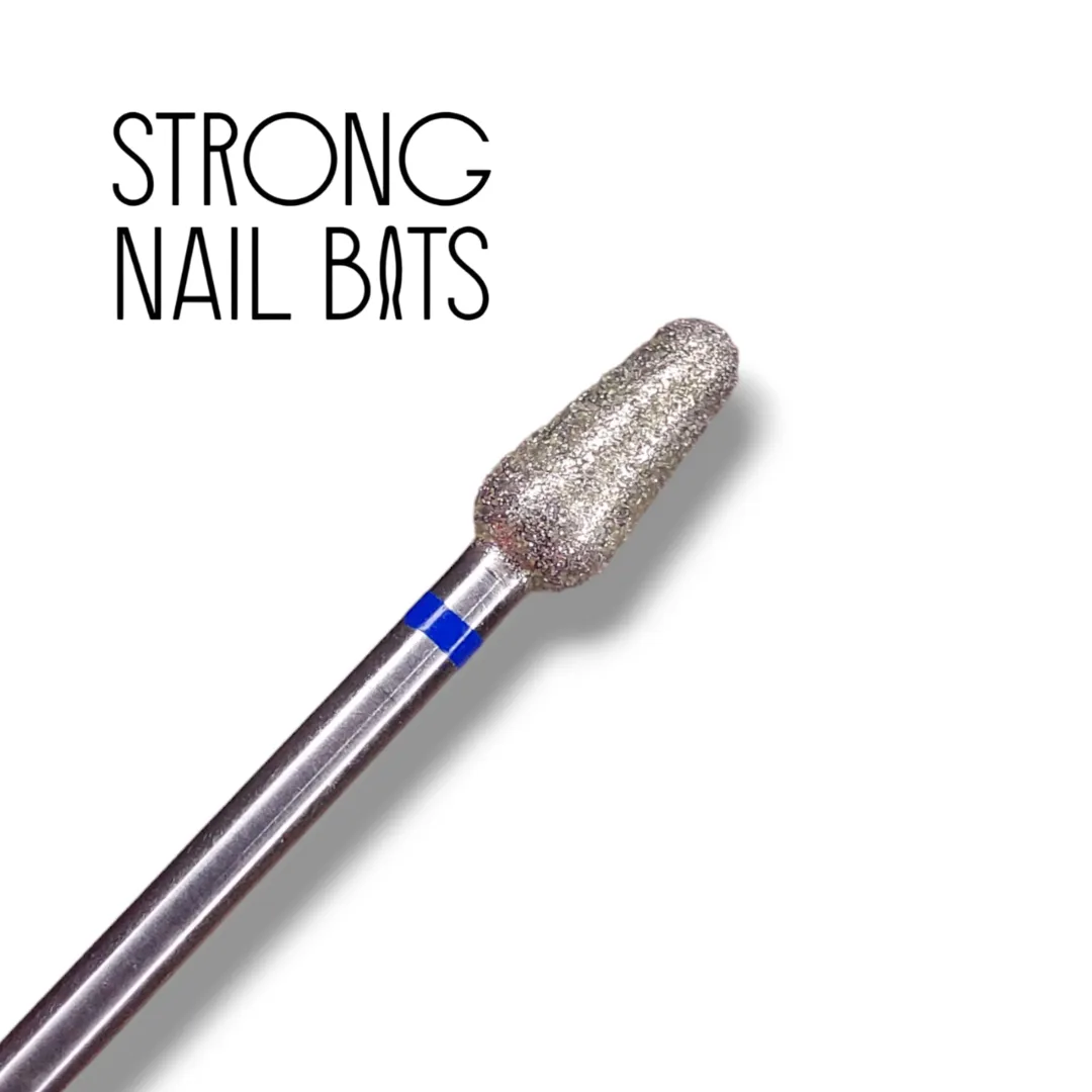 Фреза алмазная STRONG NAIL BITS груша синяя 0,5 см