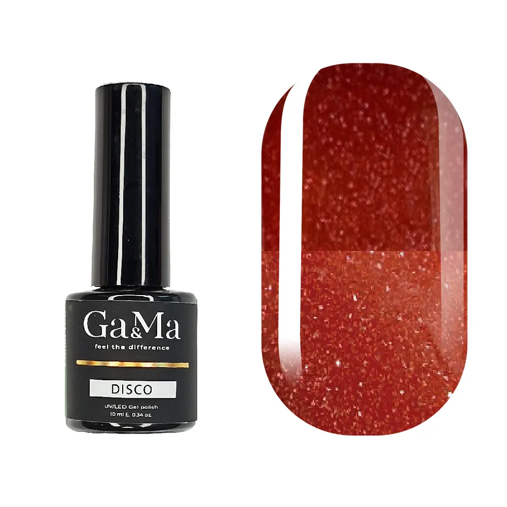 Гель-лак GÉMELY ex GA&MA Shine №12 светоотражающий, 10 мл