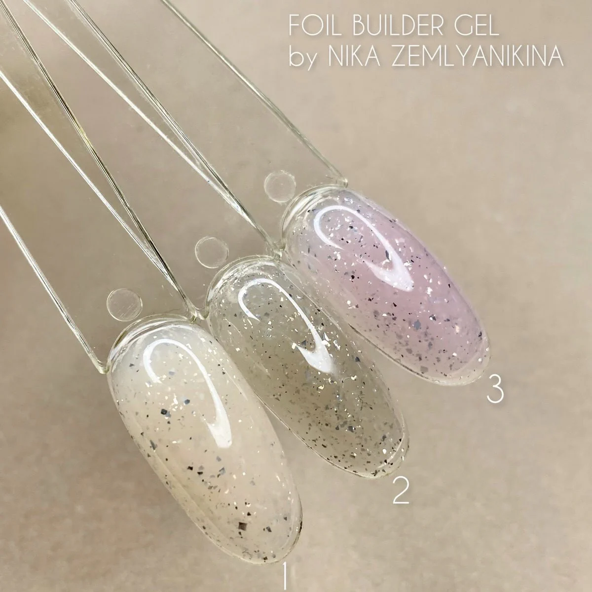 Гель для нарощування Nika Zemlyanikina Builder gel Foil №2, 30 мл