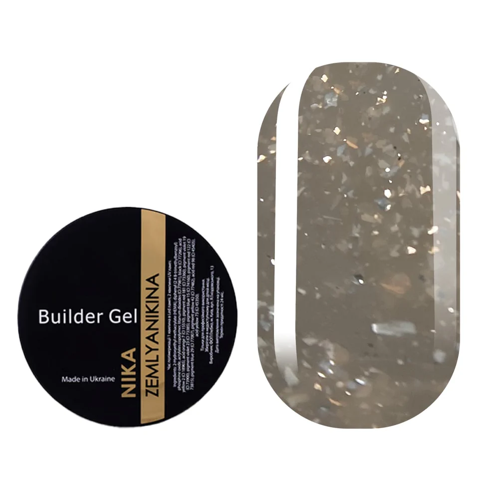 Гель для нарощування Nika Zemlyanikina Builder gel Foil №2, 30 мл