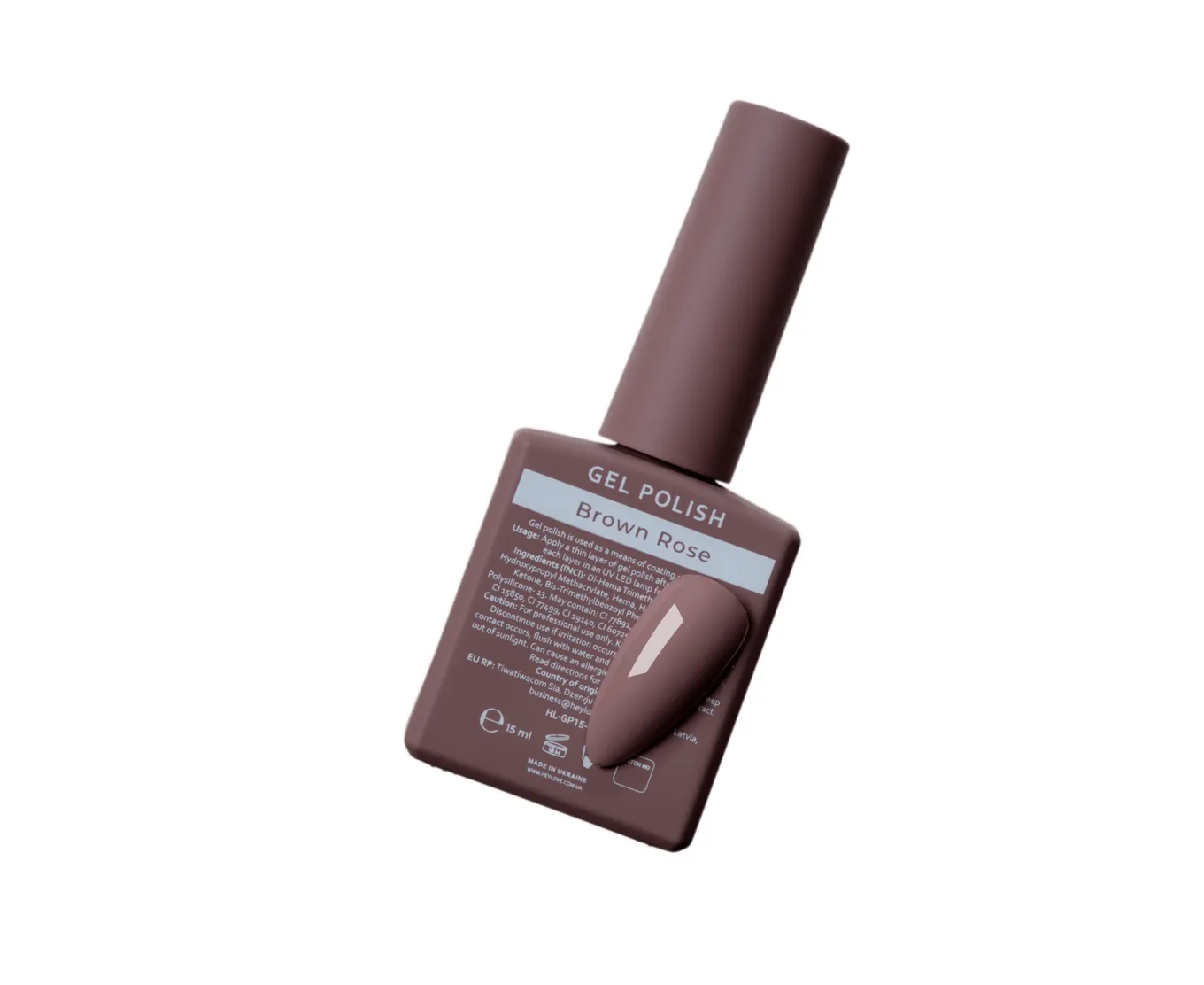 Гель-лак HEYLOVE gel polish, Brown Rose, 15 мл
