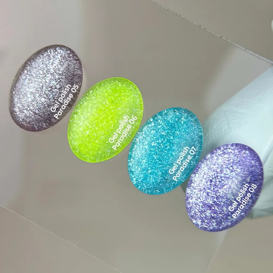 Гель-лак NAILSOFTHEDAY Let's special PARADISE №05, 10 мл - смарагдово-сірий