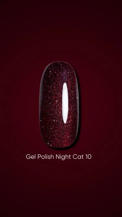 Гель-лак DARK Night Cat 10, 6 мл