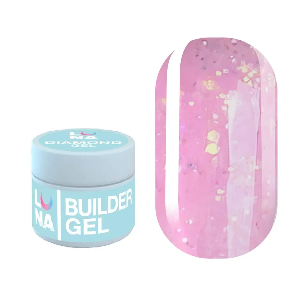 Гель для нарощування LUNA Diamond gel 4, 15 мл