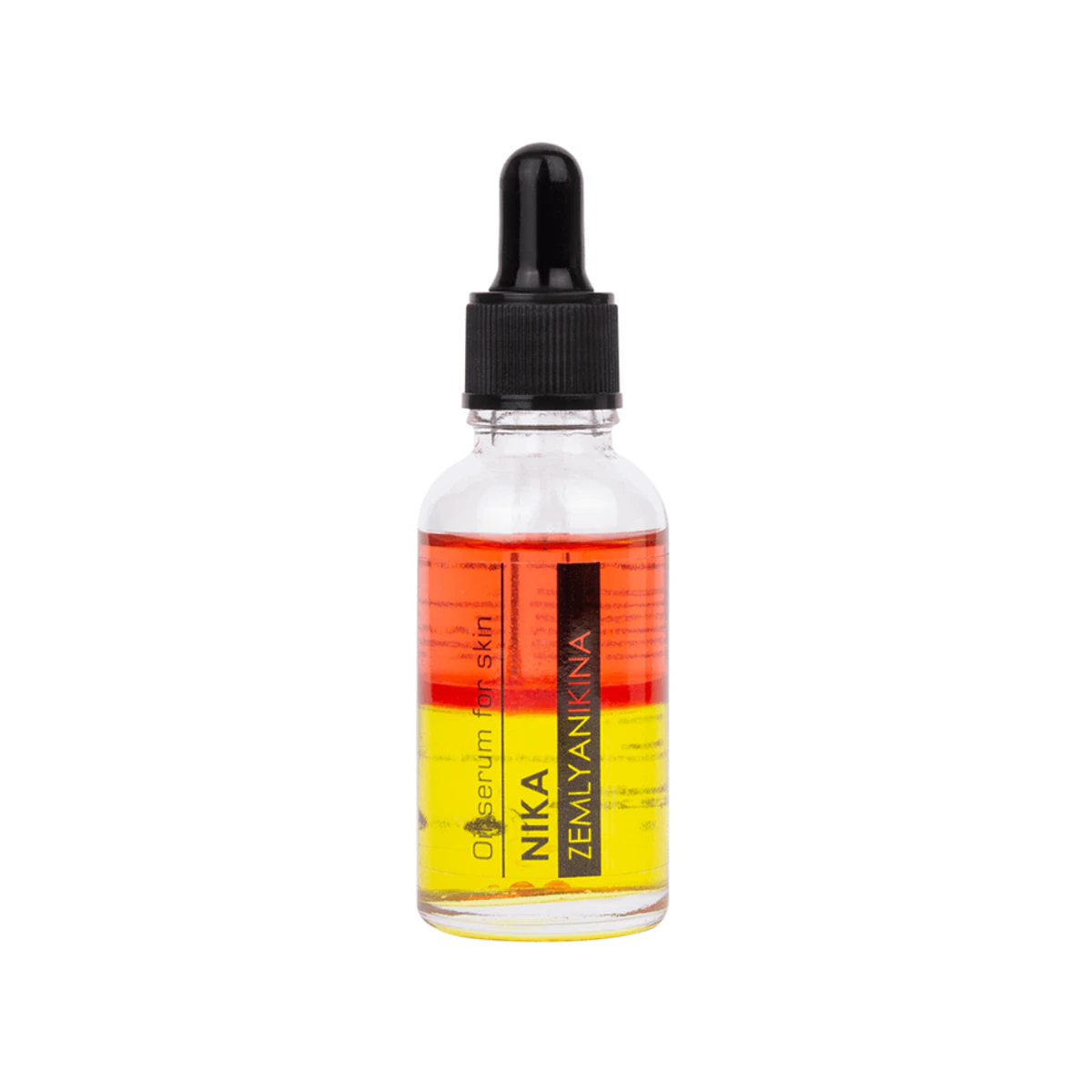 Регенеруюча двофазна олія-сироватка для шкіри Nika Zemlyanikina, помаранчевоо-жовта, 25 мл