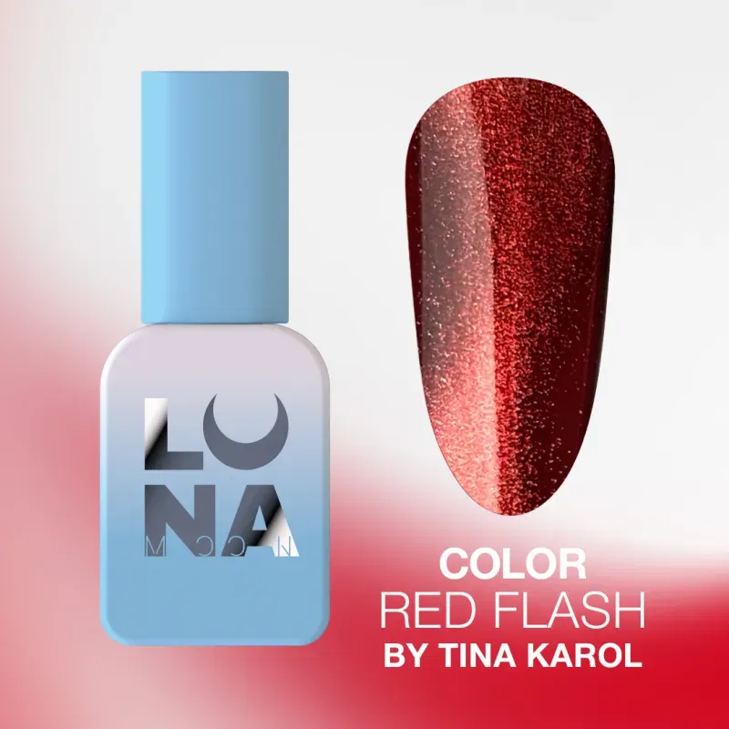 Гель-лак LUNA Color Red Flash By Tina Karol, 13ml