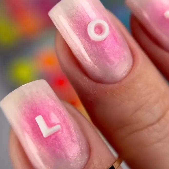 Букви для нігтів NAILSOFTHENIGHT силіконові