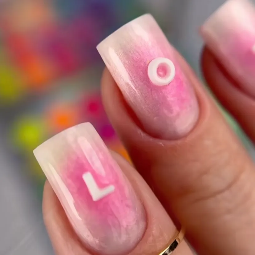 Букви для нігтів NAILSOFTHENIGHT силіконові