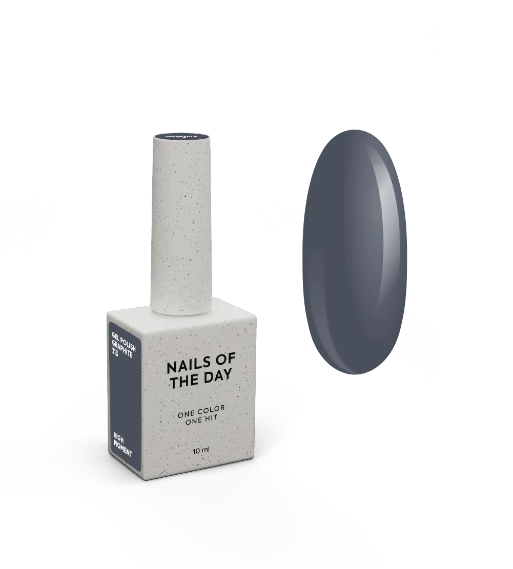Гель-лак NAILSOFTHEDAY Let's special Graphite - 313, 10 мл