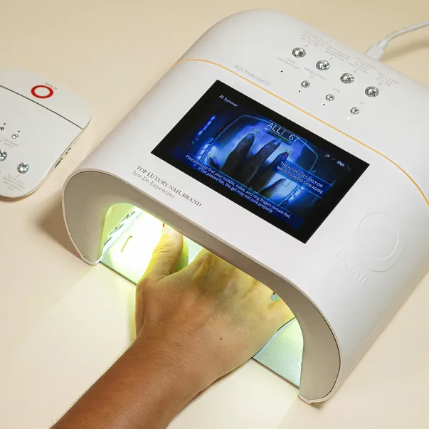 Лампа для манікюру зі штучним інтелектом O NAIL AI lamp біла