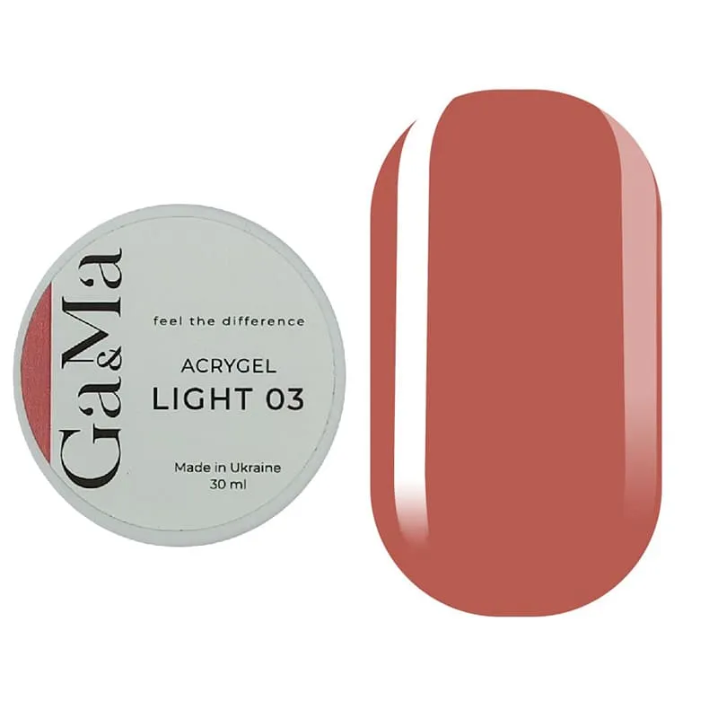 Акригель GÉMELY ex GA&MA Light №3, 30 мл